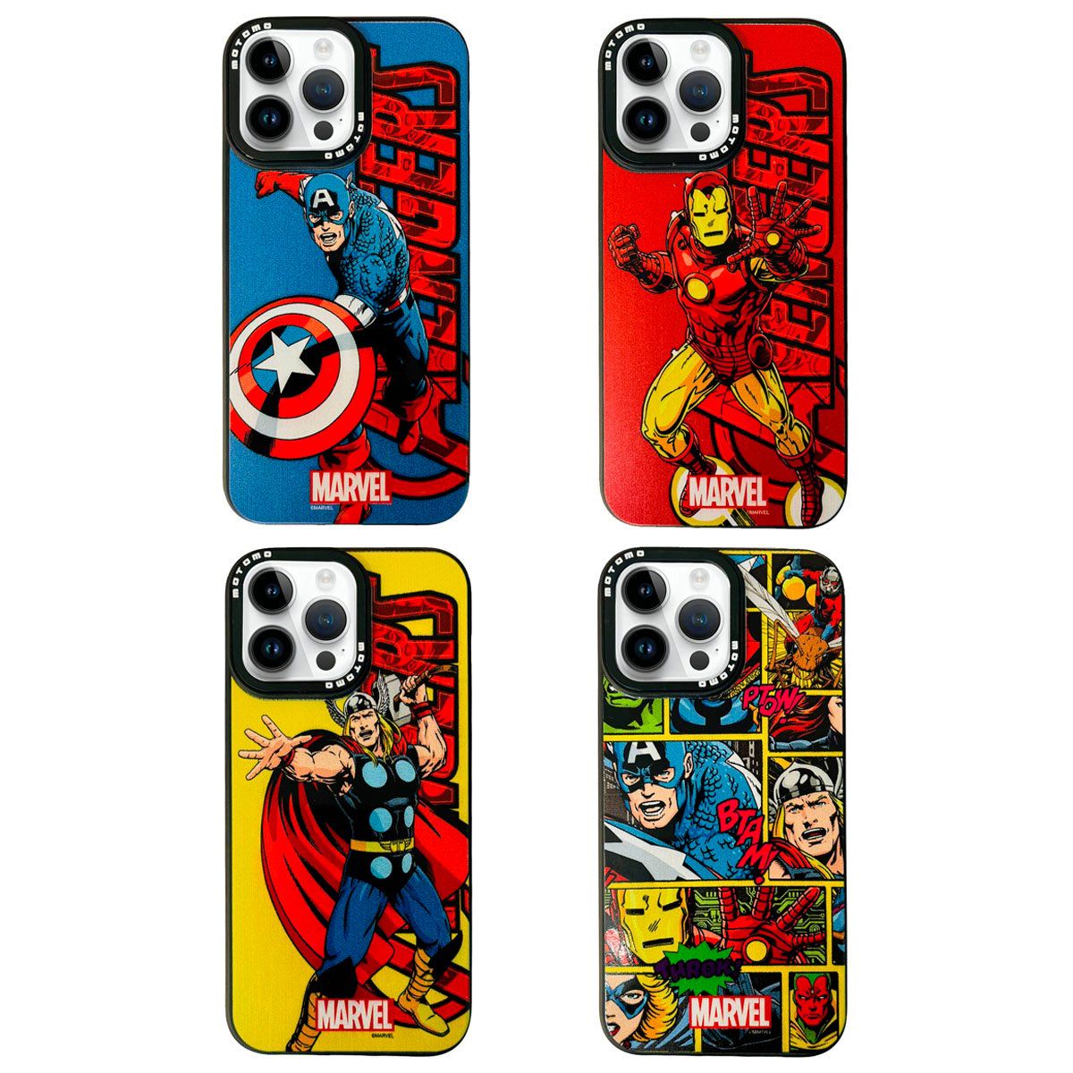 MOTOMO - Carcasa Anti golpes Para iPhone 12 / 12 Pro Marvel Thor