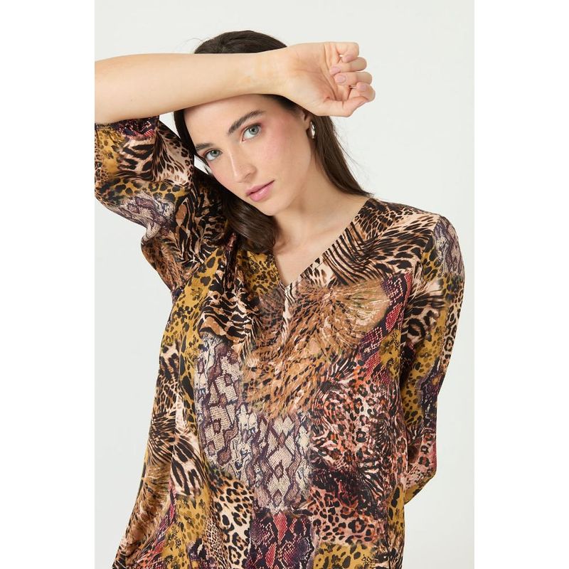 PRIVILEGE - Blusa multicolor estampada PRIVILEGE 2378 - Multicolor