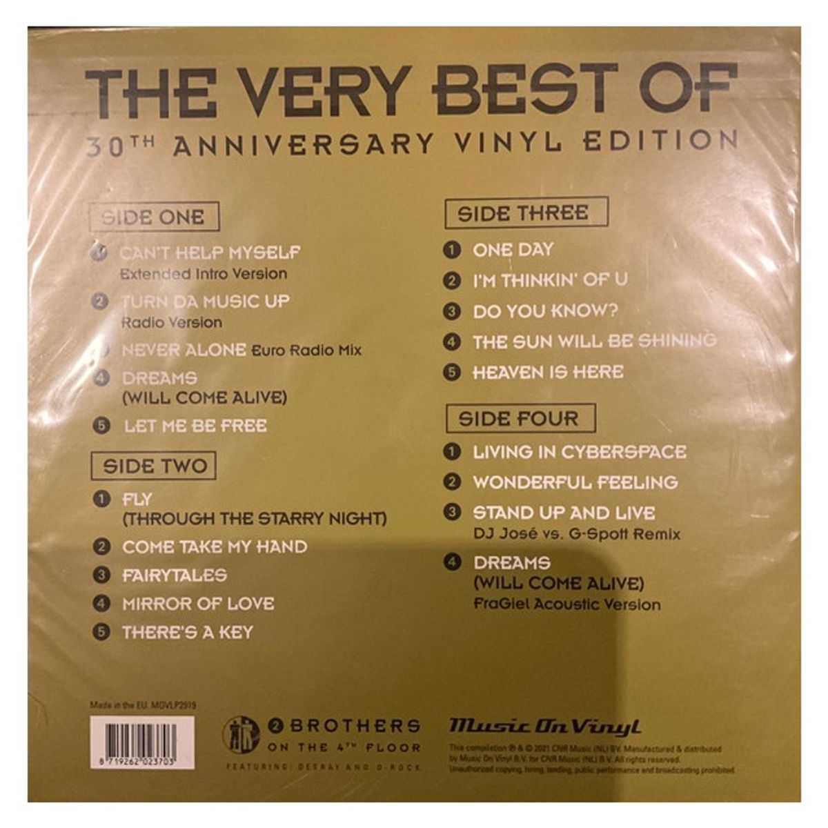 HITWAY MUSIC - 2 BROTHERS ON THE 4TH FLOOR - THE VERY BEST OF 2LP - VINILO