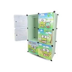 GENERICO - Closet organizador para niños color verde