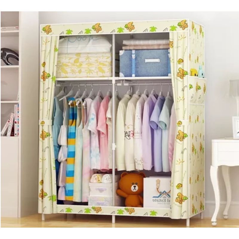 GENERICO - Armario ropero armable closet baño 170x105x45 cm multicolor
