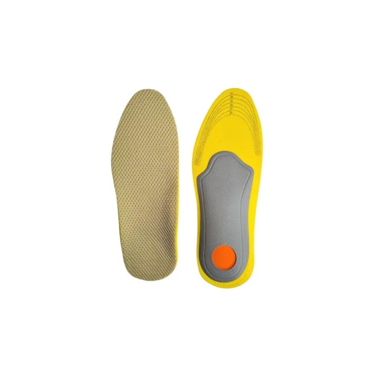 LIKE SHOP - Par Plantillas Pie Cavo/plano Ortopédicas Ajustables Espolón Hombre 641