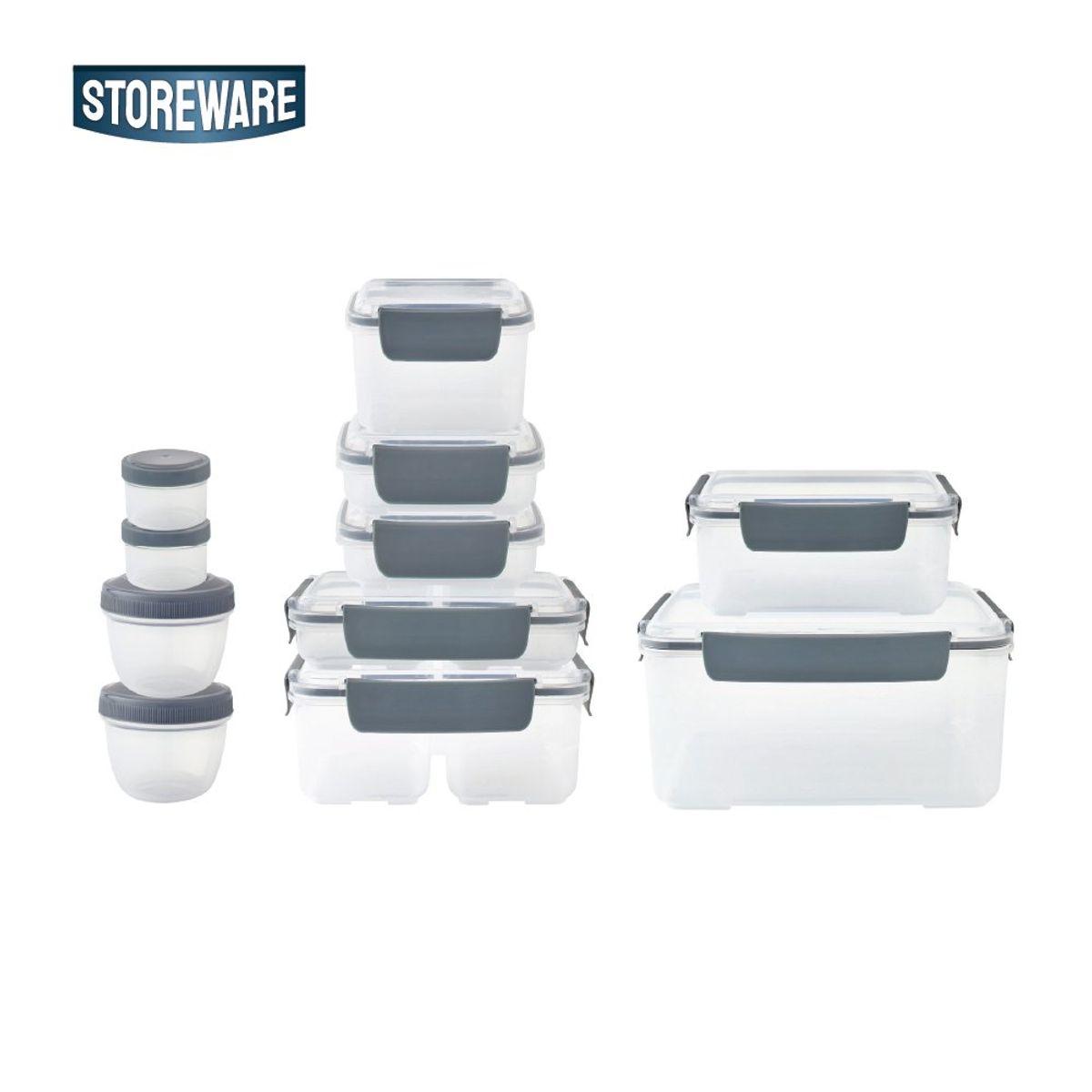 STOREWARE - Set 12 Contenedores Herméticos Alimentos Storeware 12 un