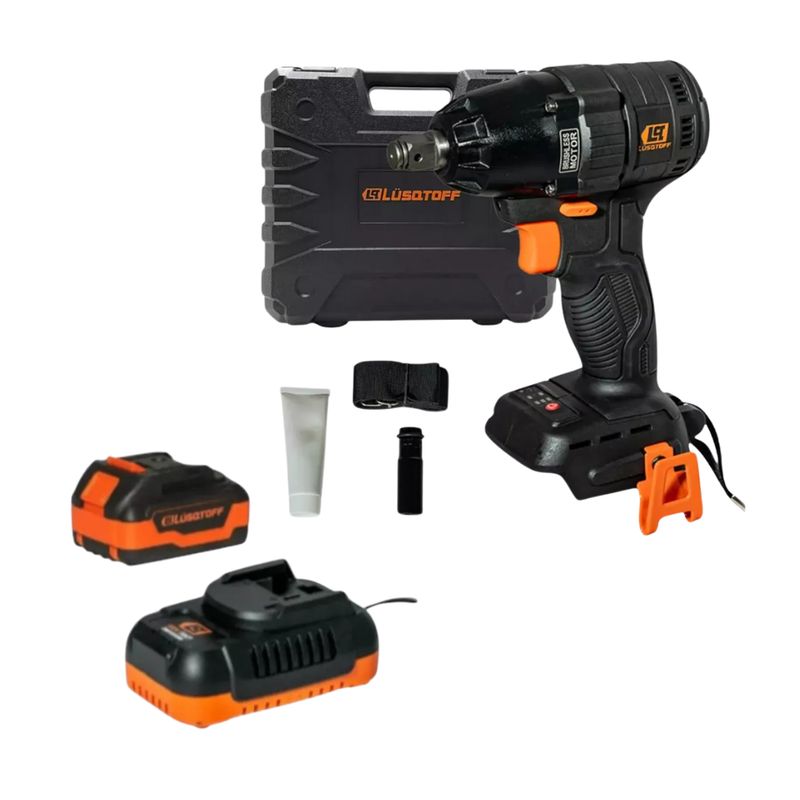 LUSQTOFF - Llave De Impacto Inalámbrica Lusqtoff  750 Nm + Kit