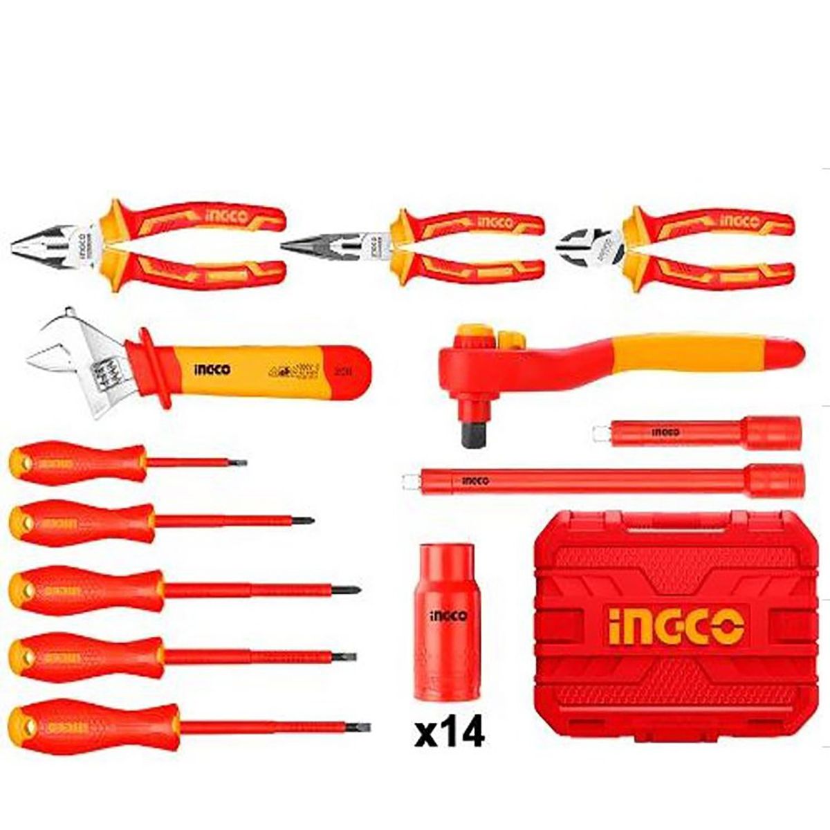 INGCO - Set De Herramientas Vde Industrial 26 Piezas Ingco Hkith2601