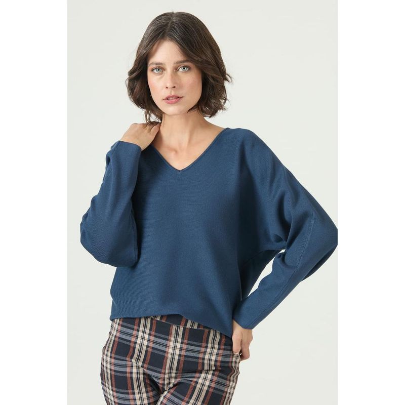 PRIVILEGE - Sweater azul PRIVILEGE 2652 - Azul