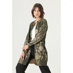 PRIVILEGE - Cardigan multicolor flores 2646 - Multicolor