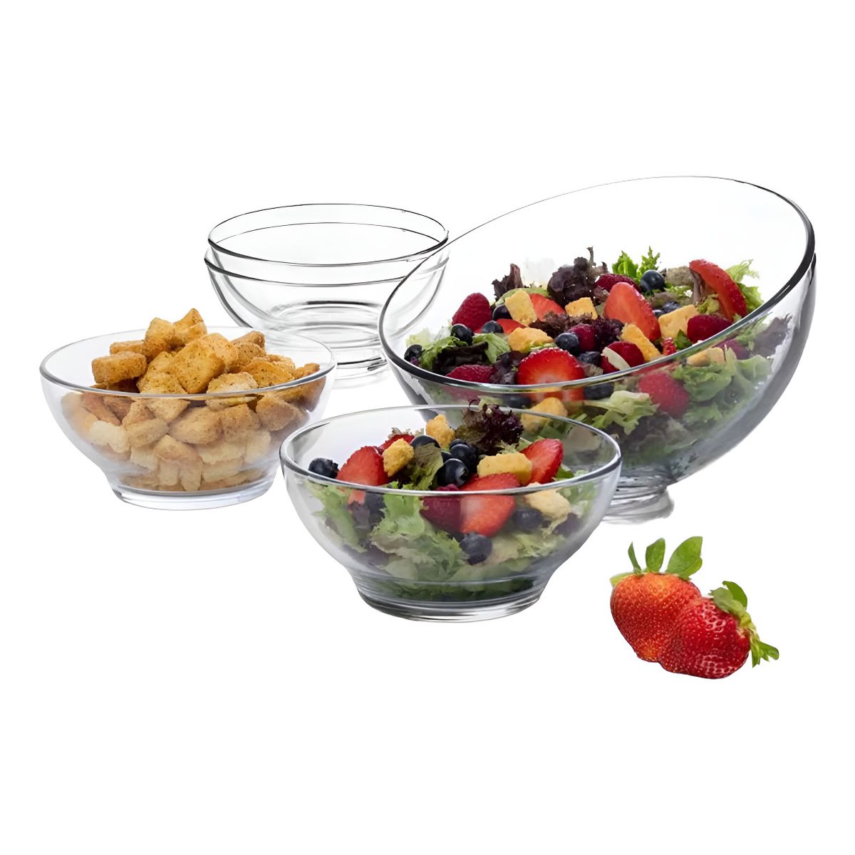 LIBBEY - SET ENSALADERA 5 PZS