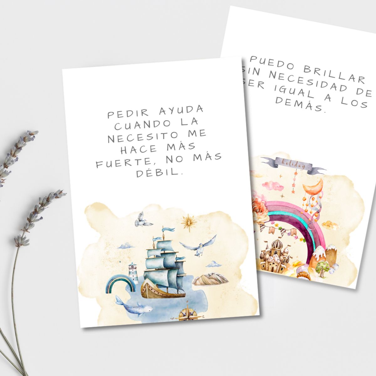 LAFANTINA - TARJETAS DE APRENDIZAJE INFANTIL PARA EL AUTOESTIMA