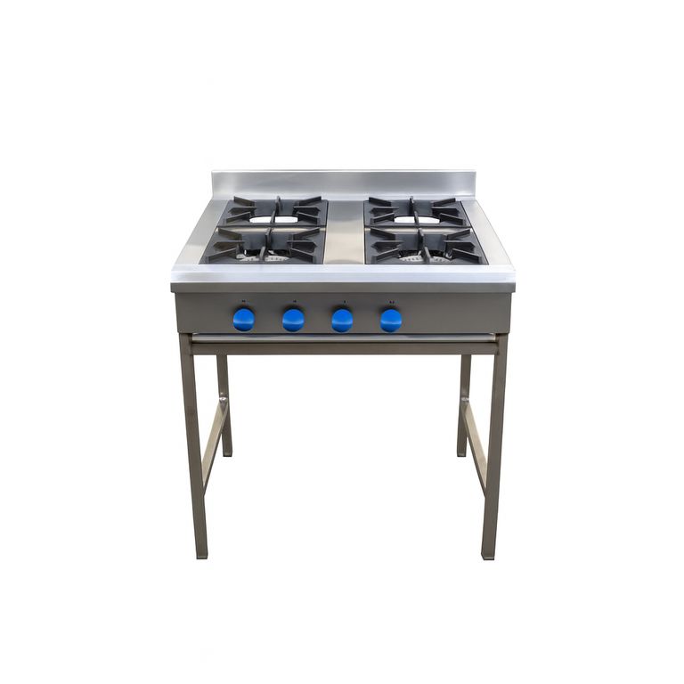 VENTUS ANAFE 4 QUEMADORES INOX GLP