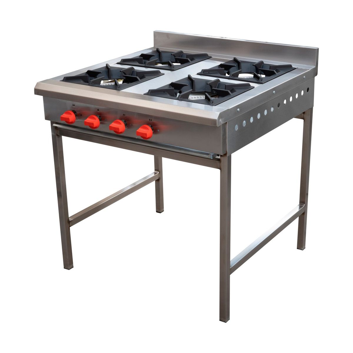 VENTUS - ANAFE 4 QUEMADORES INOX GLP