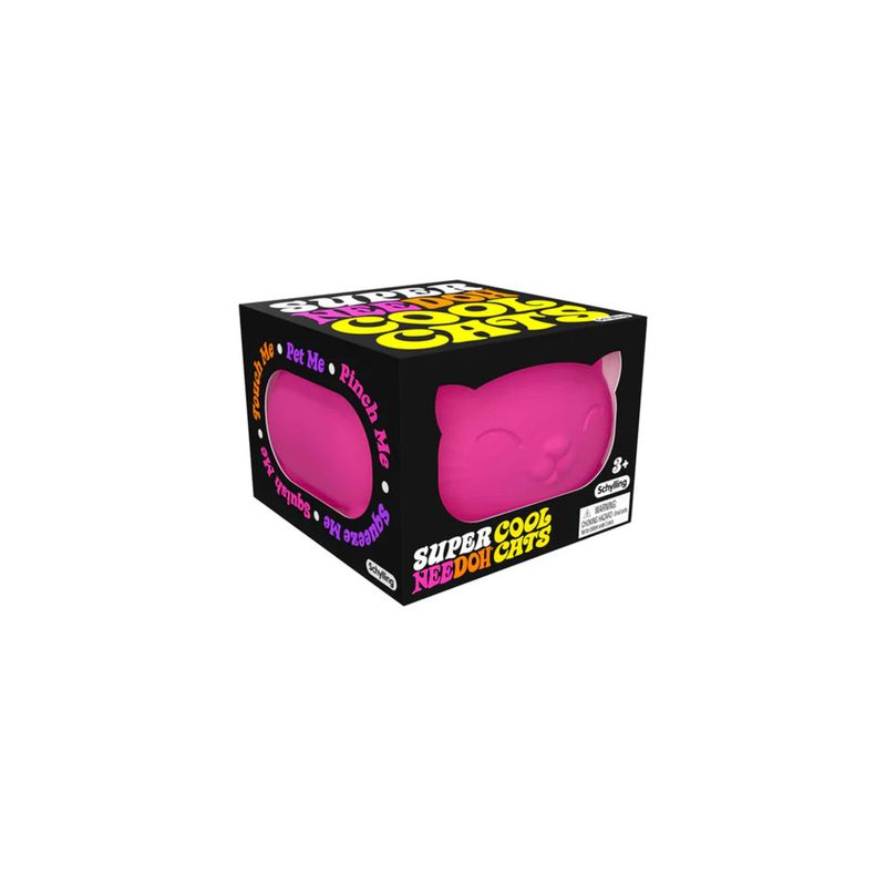 SCHYLLING - Super Cool Cat Nee Doh Gigante - Juguete squishy sensorial antiestress
