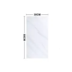 GENERICO - 10 láminas de papel mural mármol ladrillo 60x30 cm para pared y piso