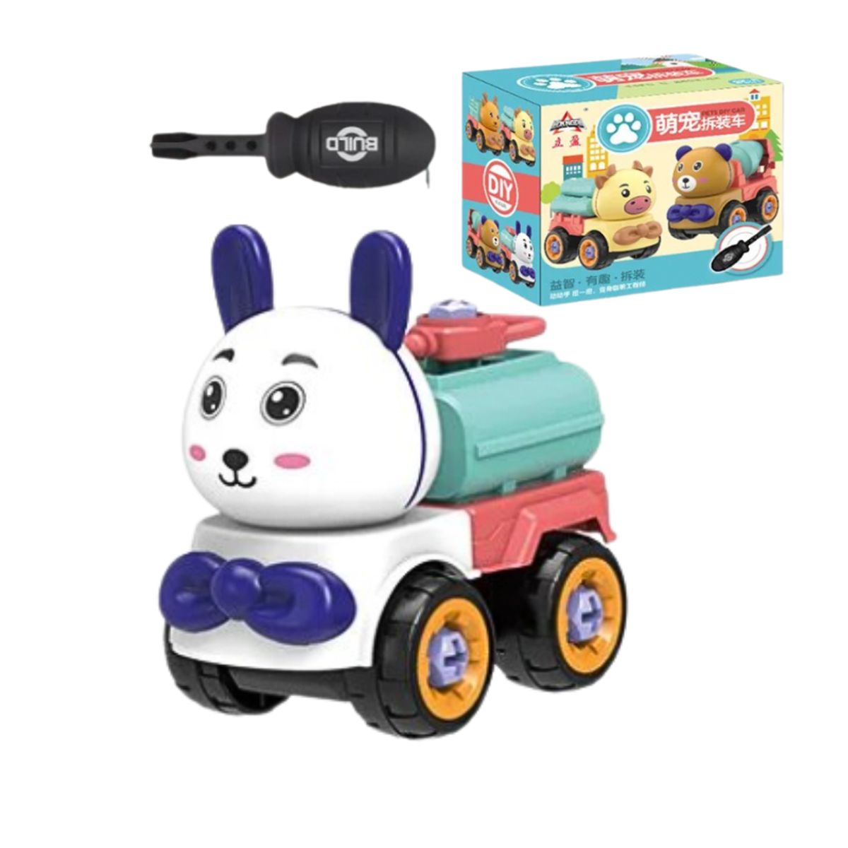 GENERICO - Camión Armable Y Desarmable De Animales Juguete Didáctico