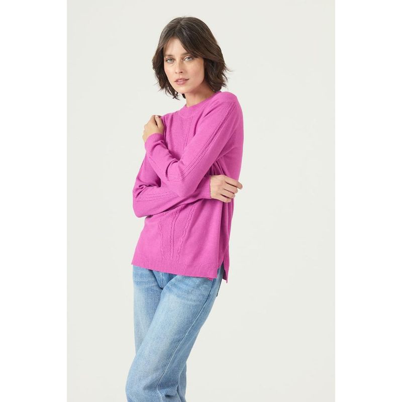 PRIVILEGE - Sweater fucsia PRIVILEGE 2675 - Fucsia