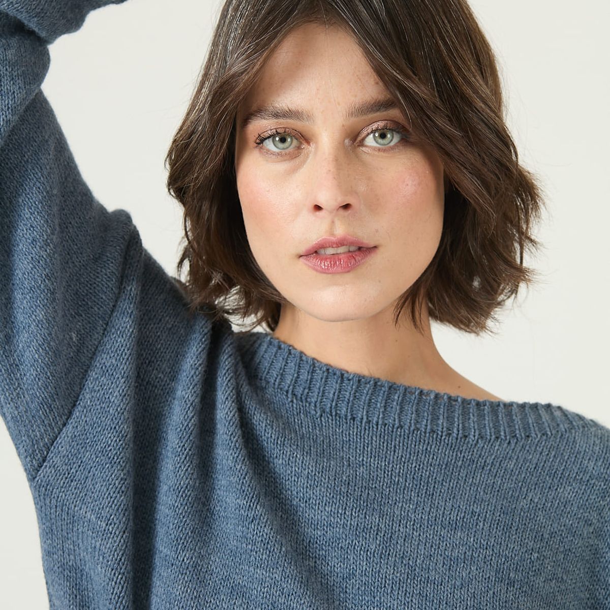 PRIVILEGE - Sweater denim 2667