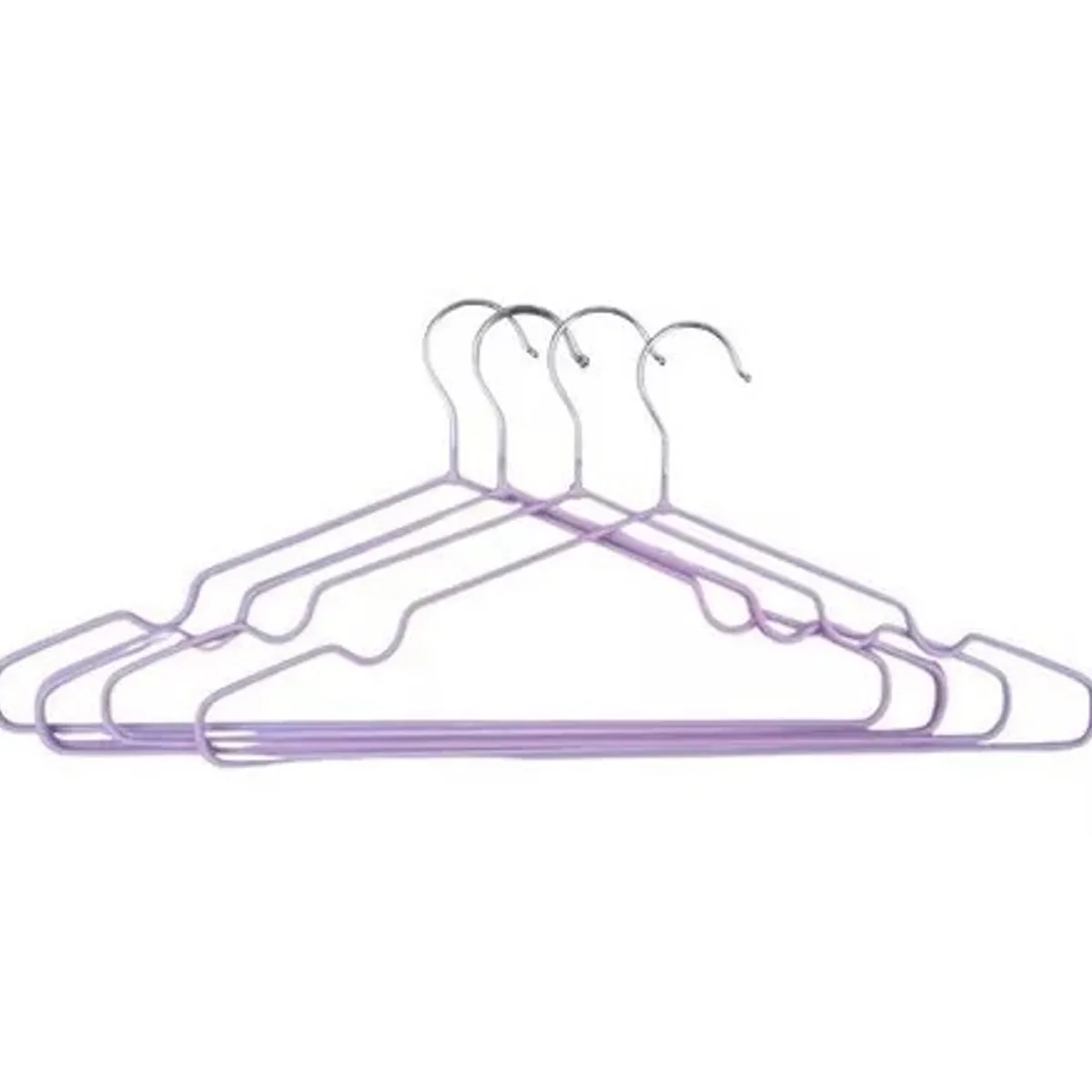 LIKE SHOP - Pack 10 Colgadores Ropa Antideslizante Colores Gancho Percha