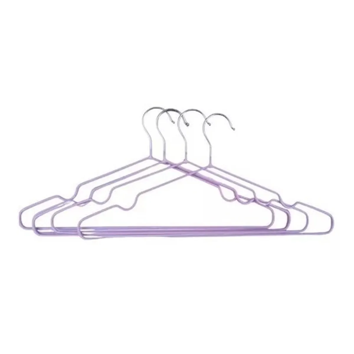 LIKE SHOP - Pack 10 Colgadores Ropa Antideslizante Colores Gancho Percha