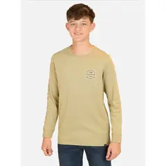 MAUI AND SONS - Polera ML Tiki Sunset Café Infantil - Café