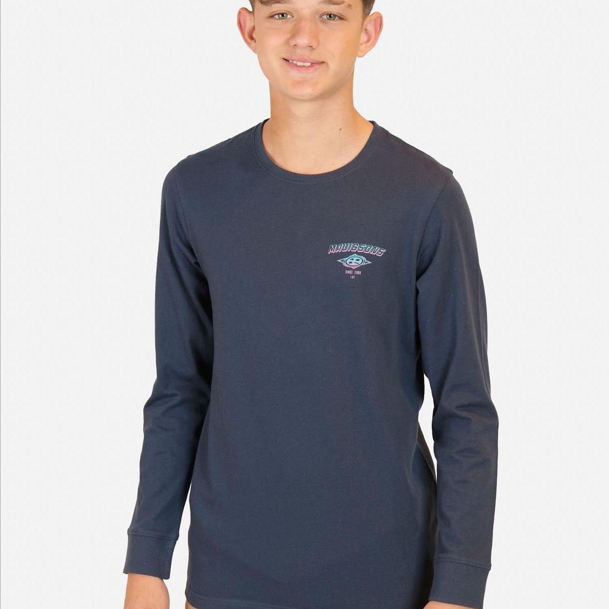 MAUI AND SONS - Polera ML Tiki Power Azul Infantil Maui And Sons - Azul