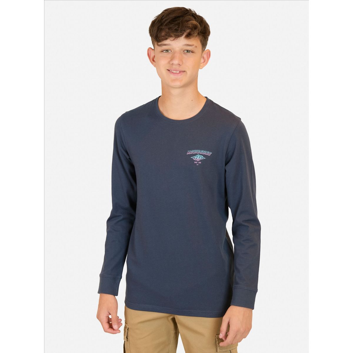MAUI AND SONS - Polera ML Tiki Power Azul Infantil Maui And Sons - Azul
