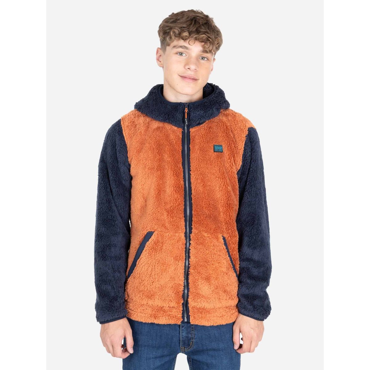 MAUI AND SONS - Poleron Chiporro Coral Naranjo Infantil Maui And Sons - Naranjo