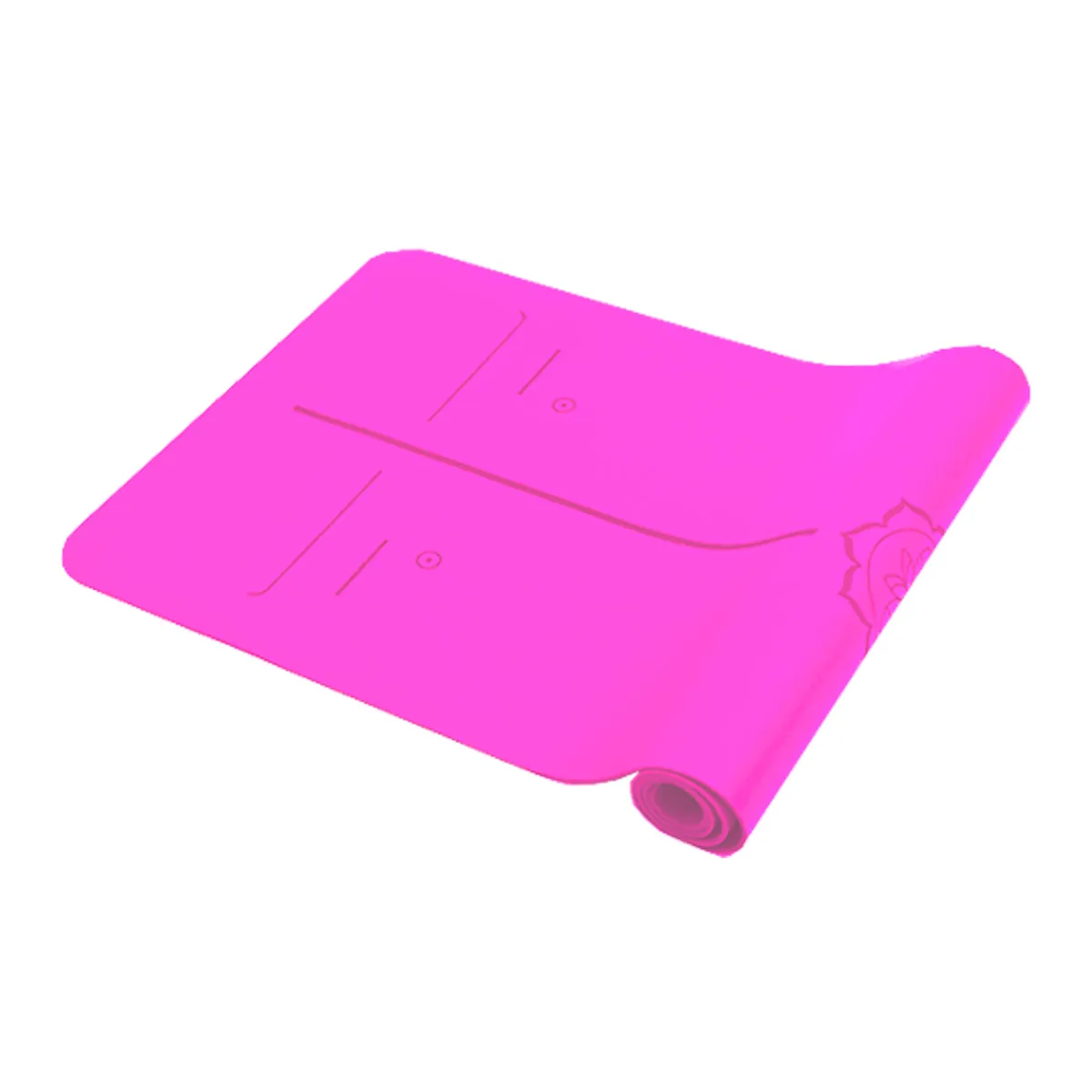 SDFIT - Mat de Yoga PU 5 mm Alta Calidad - Rosado
