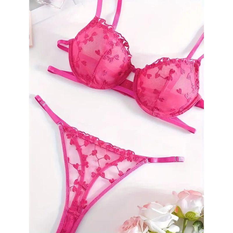CAROLINE GARDNER - Conjunto de ropa interior femenina de 2 piezas