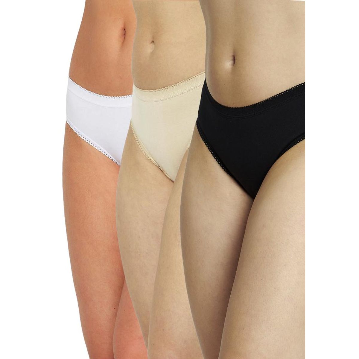 KAYSER - Pack 3x calzon algodon P314.07- NEG Kayser