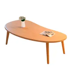 GLOBAL LATIN GROUP - Mesa de Centro Minimalista Diseño Nórdico y Elegante - Marron claro