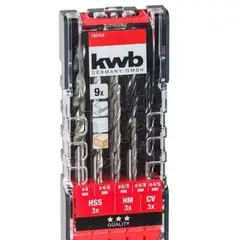 KWB - Juego De Brocas Combinadas 9pzas