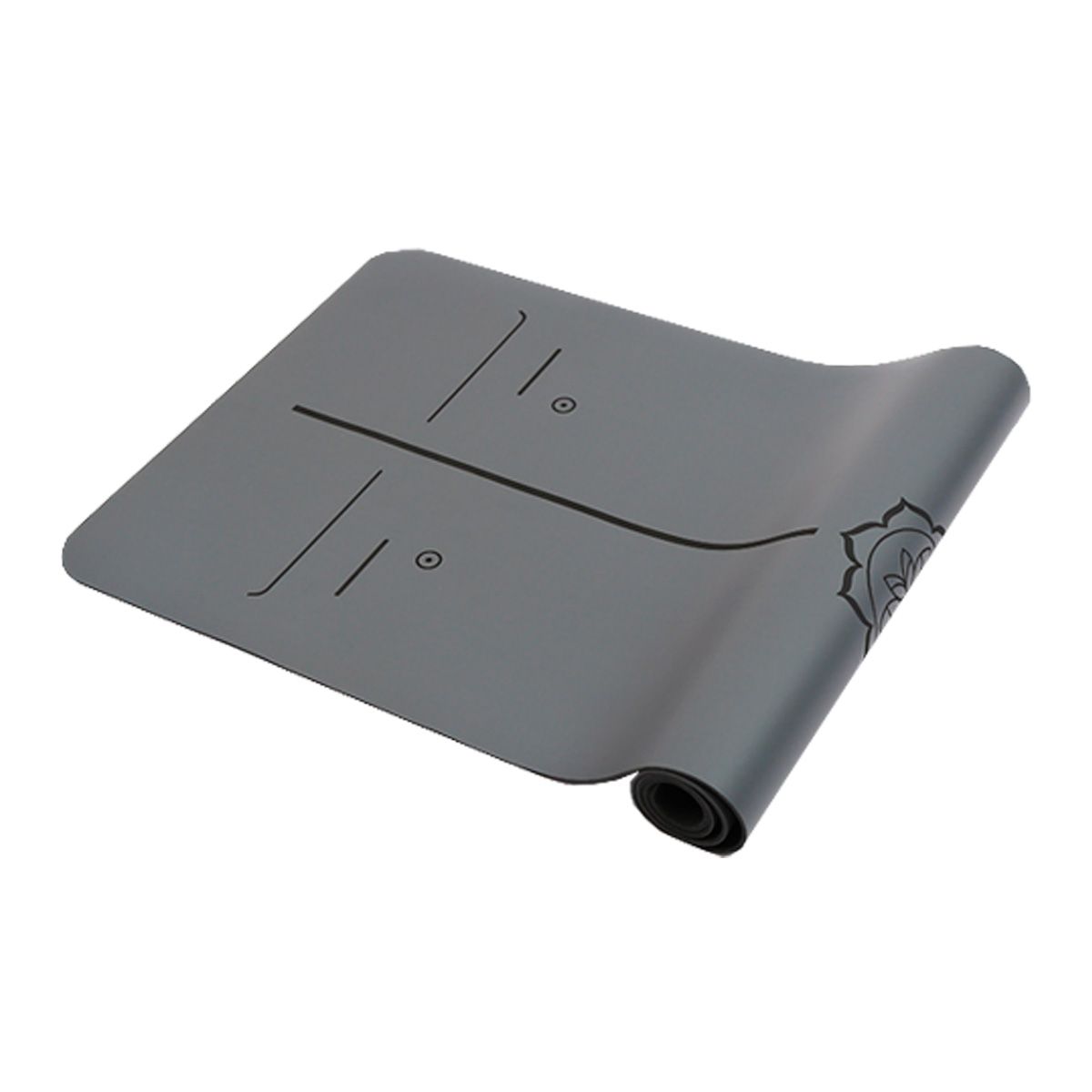 SDFIT - Mat de Yoga PU 5 mm Alta Calidad - Gris