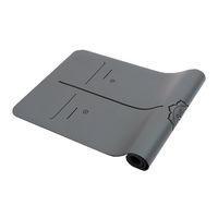 Mat de Yoga PU 5 mm Alta Calidad - Gris