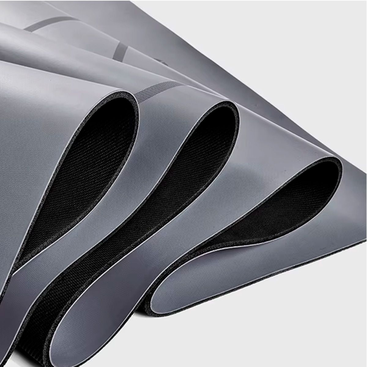 SDFIT - Mat de Yoga PU 5 mm Alta Calidad - Gris