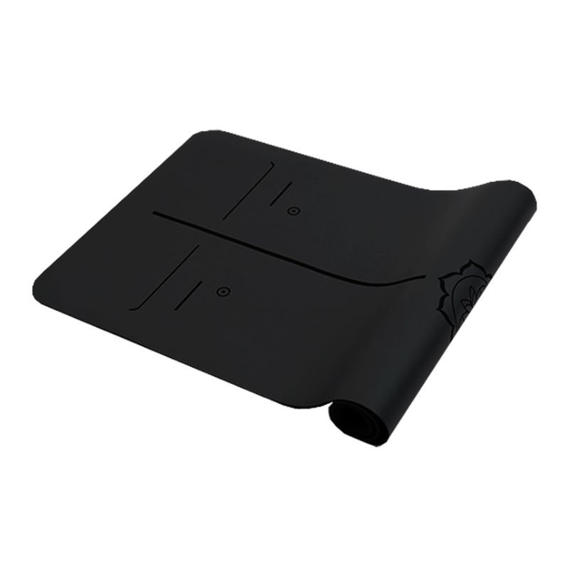 SDFIT - Mat de Yoga PU 5 mm Alta Calidad - Negro