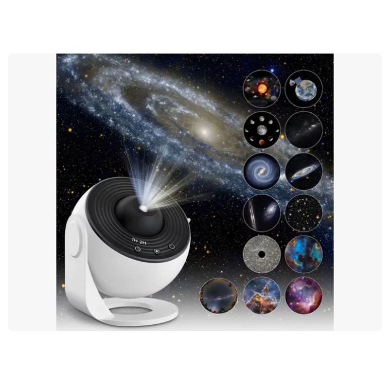 GENERICO - Proyector Galaxia Led Luz Nocturna Estrellada Con 12 Discos