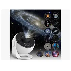 GENERICO - Proyector Galaxia Led Luz Nocturna Estrellada Con 12 Discos
