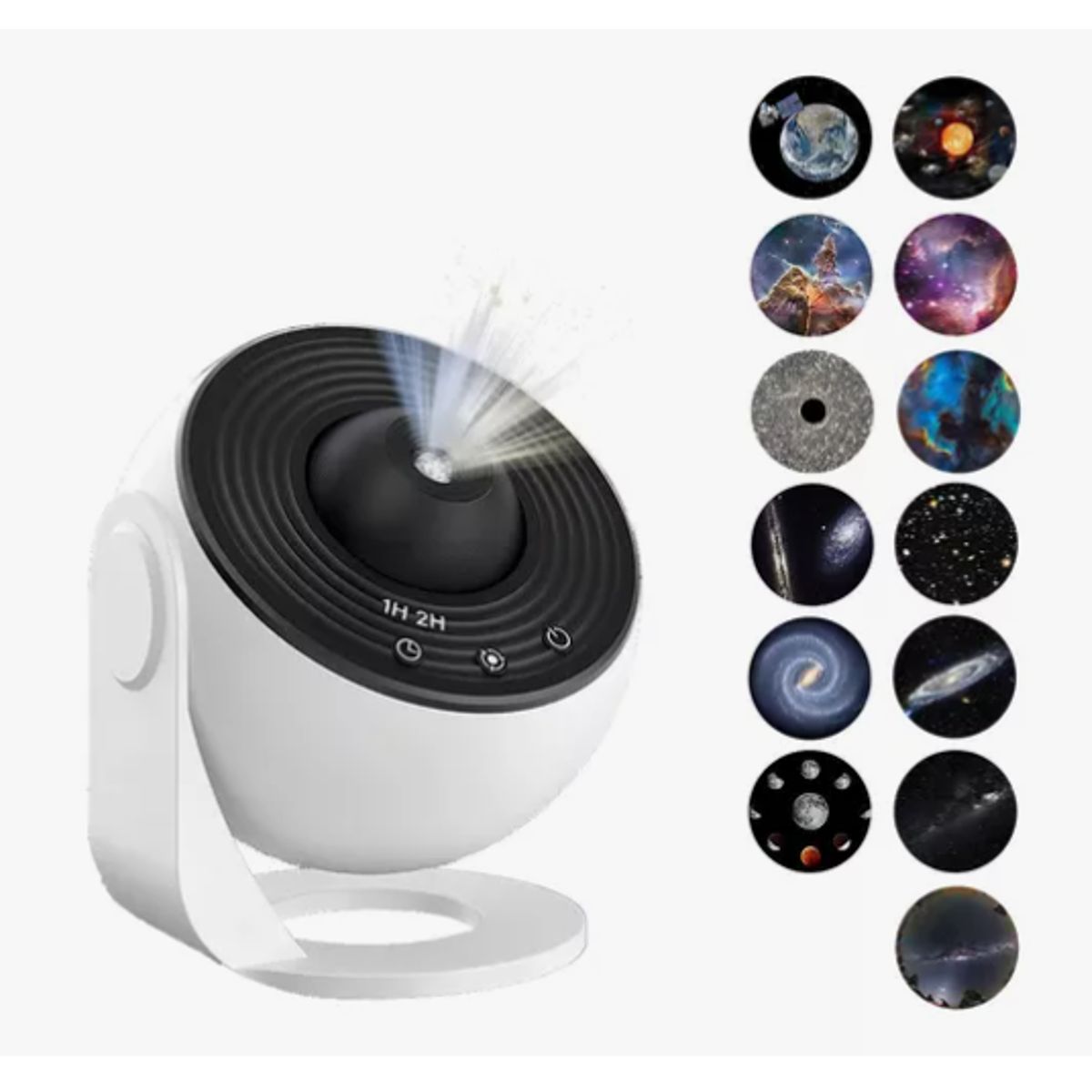 GENERICO - Proyector Galaxia Led Luz Nocturna Estrellada Con 12 Discos