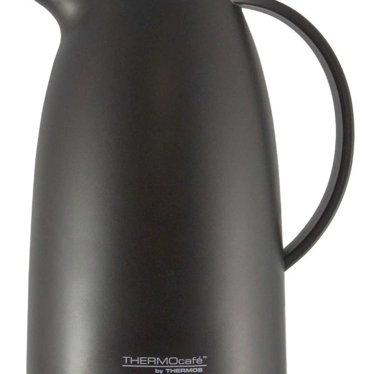 THERMOS - JARRA BOTELLA VIDRIO 1L THERMOCAFE NEGRA