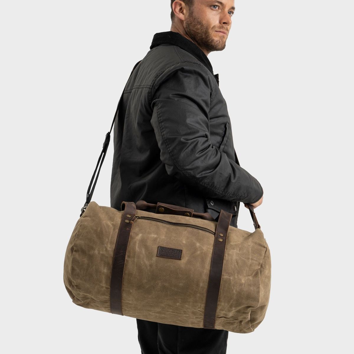 GNOMO - Bolso Waxed Canvas Nodarin Duffle 40L Gnomo