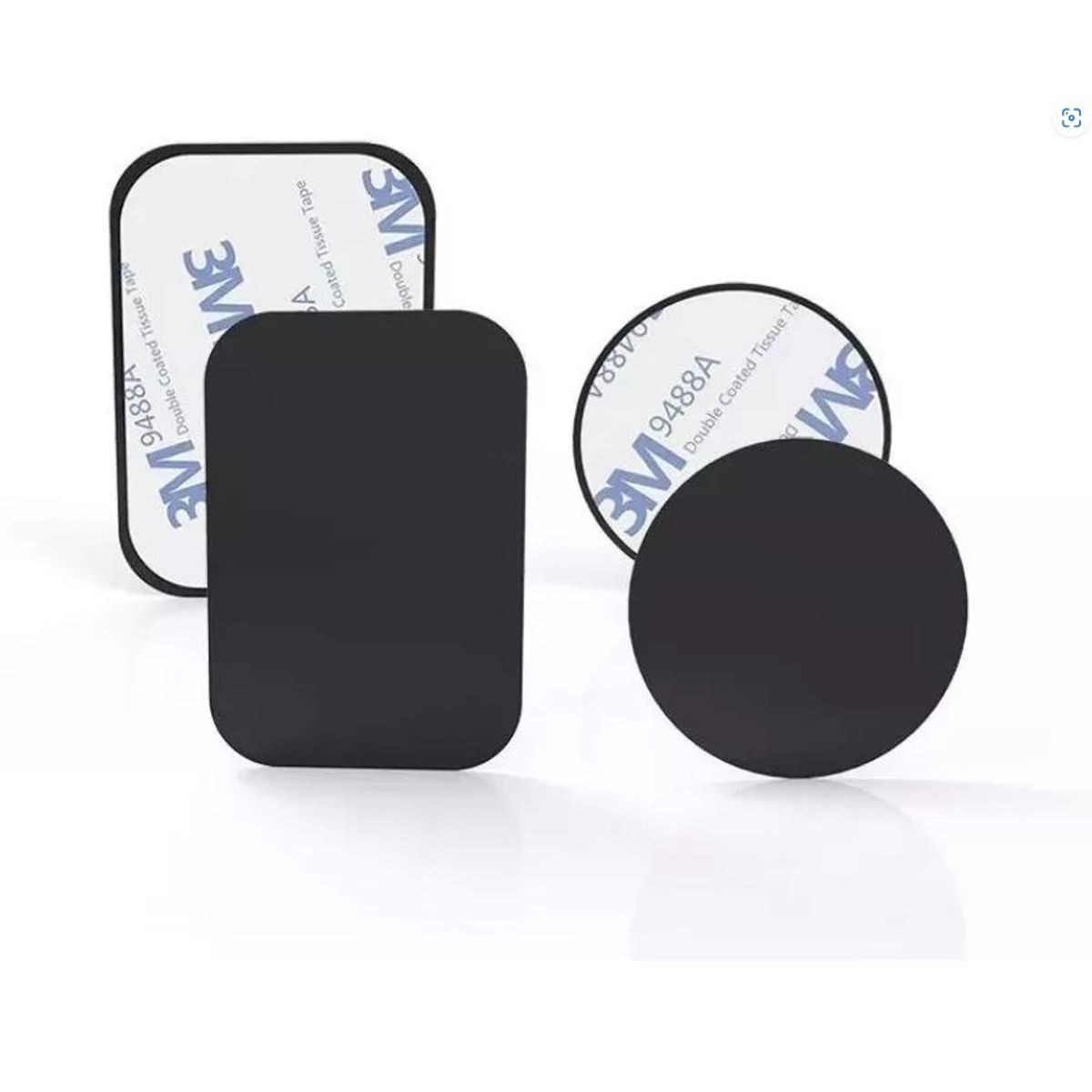 GENERICO - Set 20 Placas Metálica Para Soporte Imán De Celular