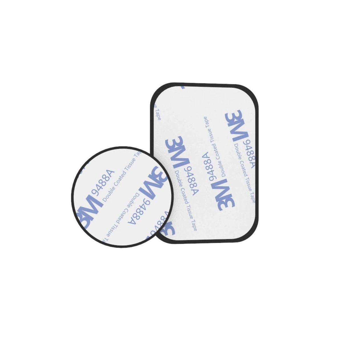 GENERICO - Set 20 Placas Metálica Para Soporte Imán De Celular