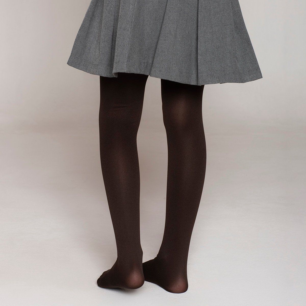 MONARCH - Ballerina Escolar Elasticada Café Monarch