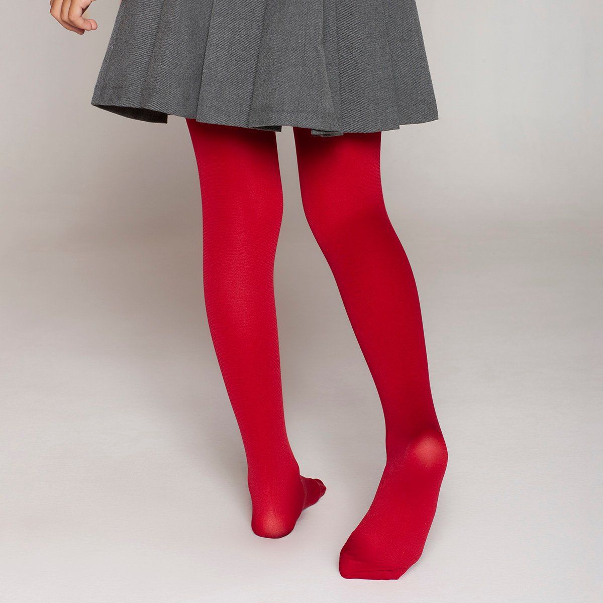 MONARCH - Ballerina Escolar Elasticada Rojo