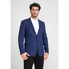 PERRY ELLIS - Chaqueta Hombre Stretch Azul