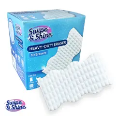 GENERICO - Set 10 Esponjas Heavy Duty Eraser Swipe and Shine 10 un