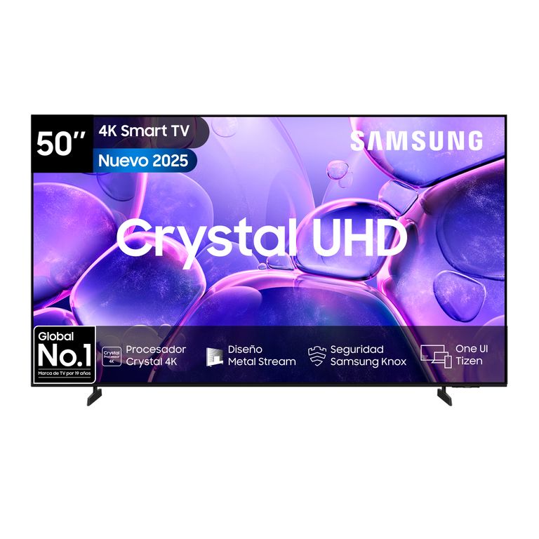 50 Crystal UHD U8000F 4K Smart TV 2025