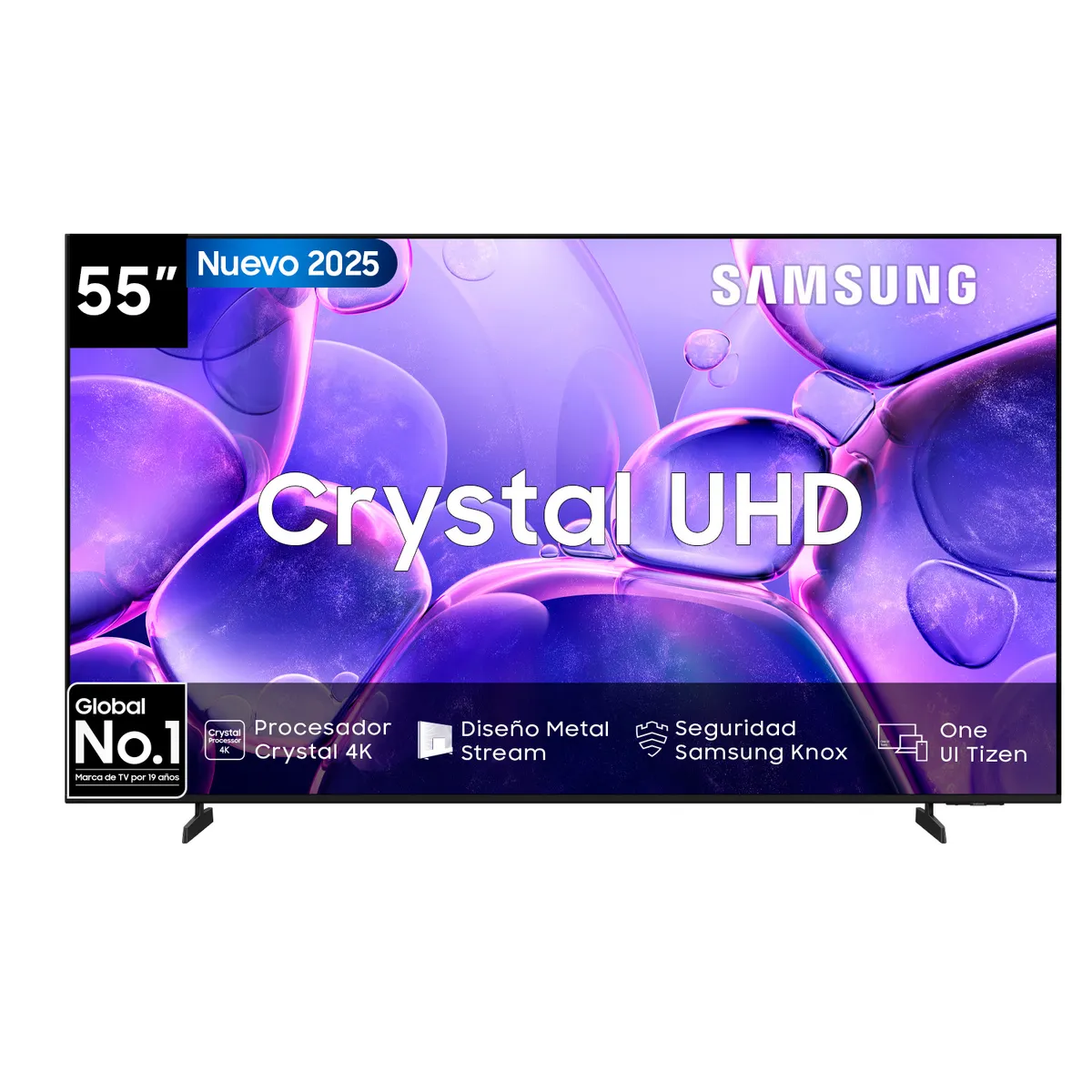SAMSUNG - 55 Crystal UHD U8000F 4K Smart TV 2025