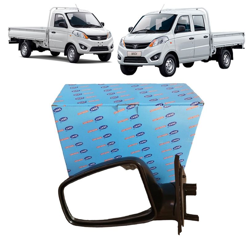 M MILANO - Espejo Retrovisor Foton Midi 13 LADO IZQUIERDO