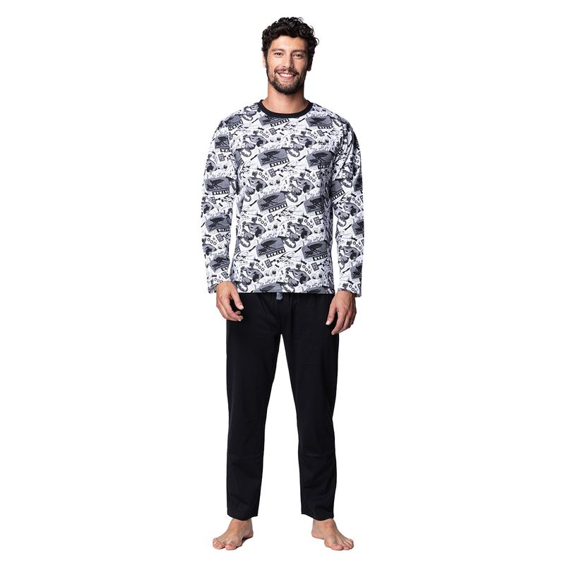 TOP - Pijama Hombre Invierno Algodón DC C1 Top